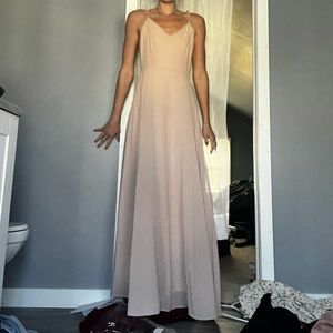 Bridesmaids dress, blush